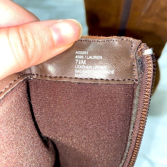 White MOUNTAIN Lauren Mid Calf Chestnut Suede Boots - Picture 11 of 11